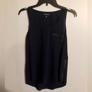 My Michelle Navy Blue Blouse in size XS